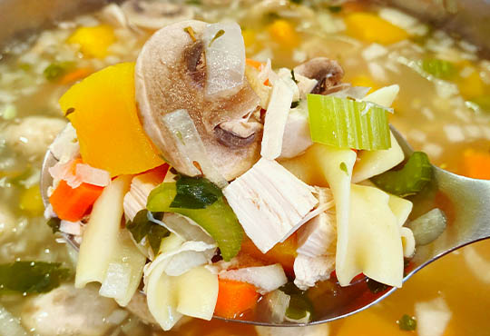 Organic Chicken Noodle Cure Soup
